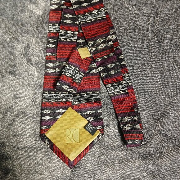 Ron Chereskin Mens Necktie Tie 100% Silk 60" Multi-Colored Design Classic 60" - Picture 3 of 6
